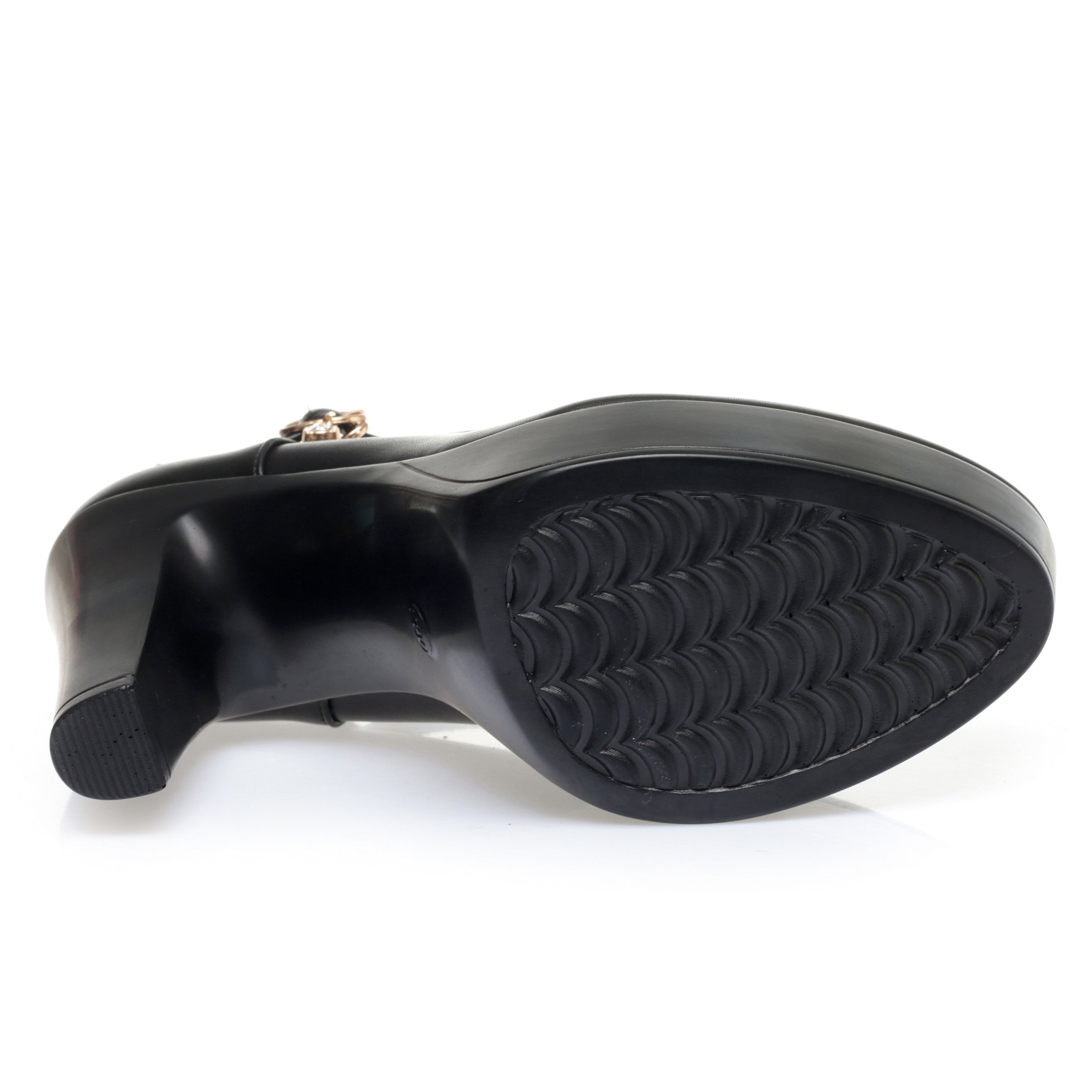CUSHHIDE Women's Mary Jane Heels with Buckle Strap