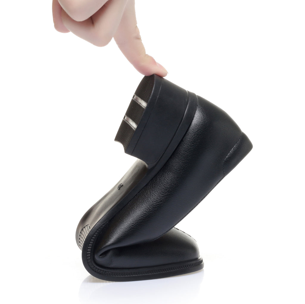 CUSHHIDE Women's Bow Block Heel Pumps, 1.6-Inch Heel