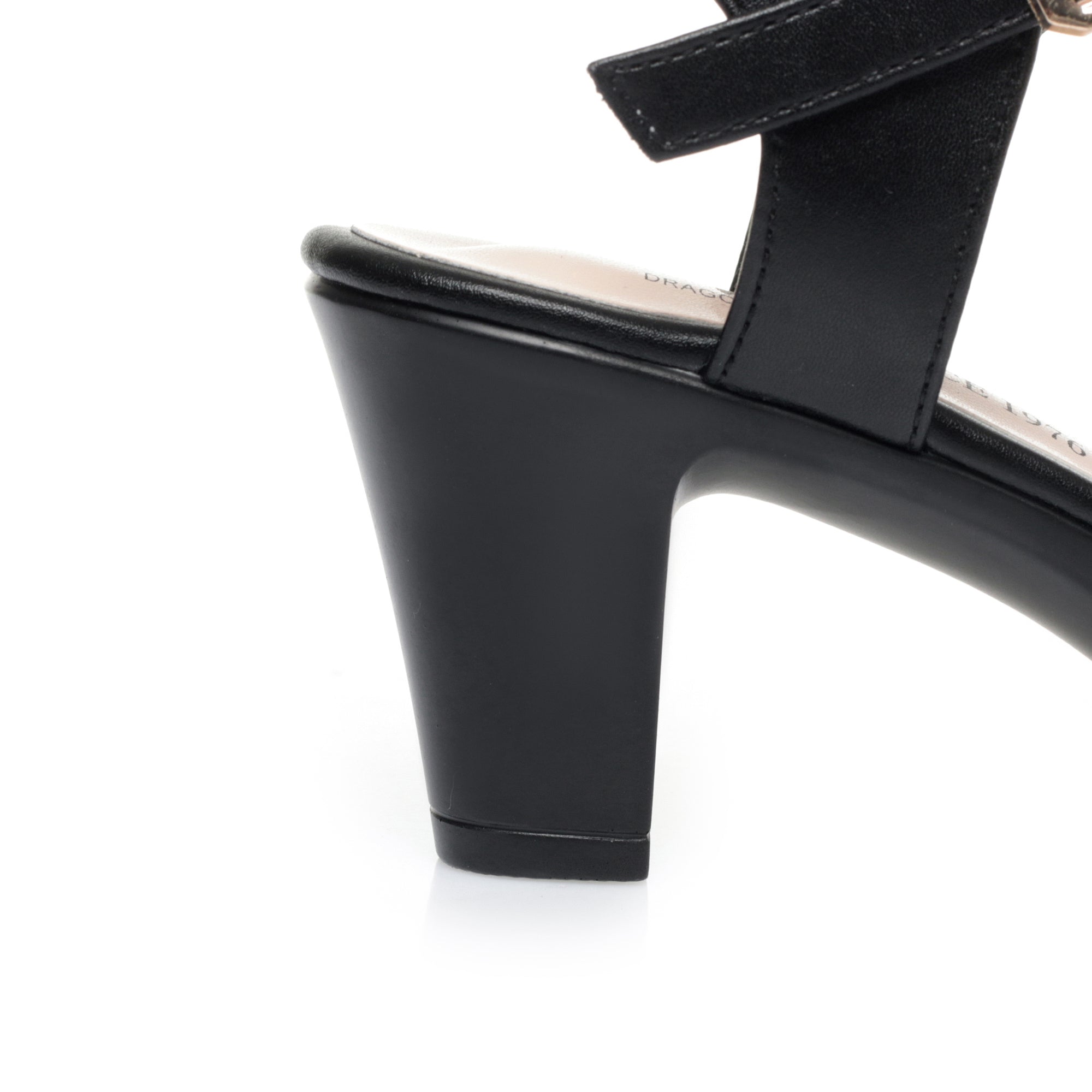 CUSHHIDE Women's Classic Heeled Sandals with Buckle Strap, 2.6-3.1-Inch Heel