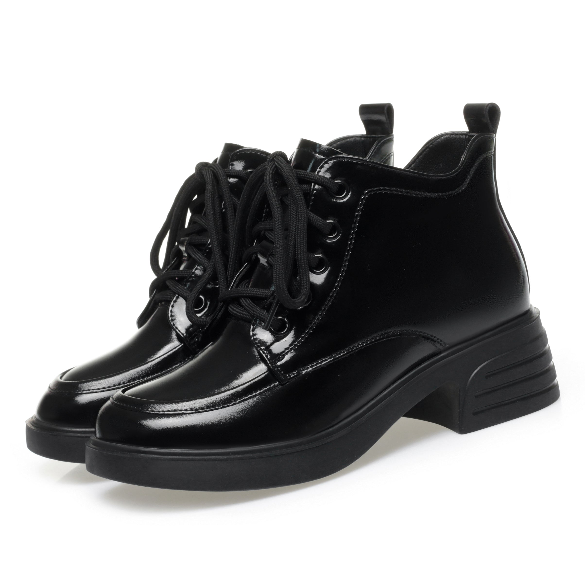 CUSHHIDE Women's Classic Fleece-Lined Ankle Boots, 1.8-Inch Heel