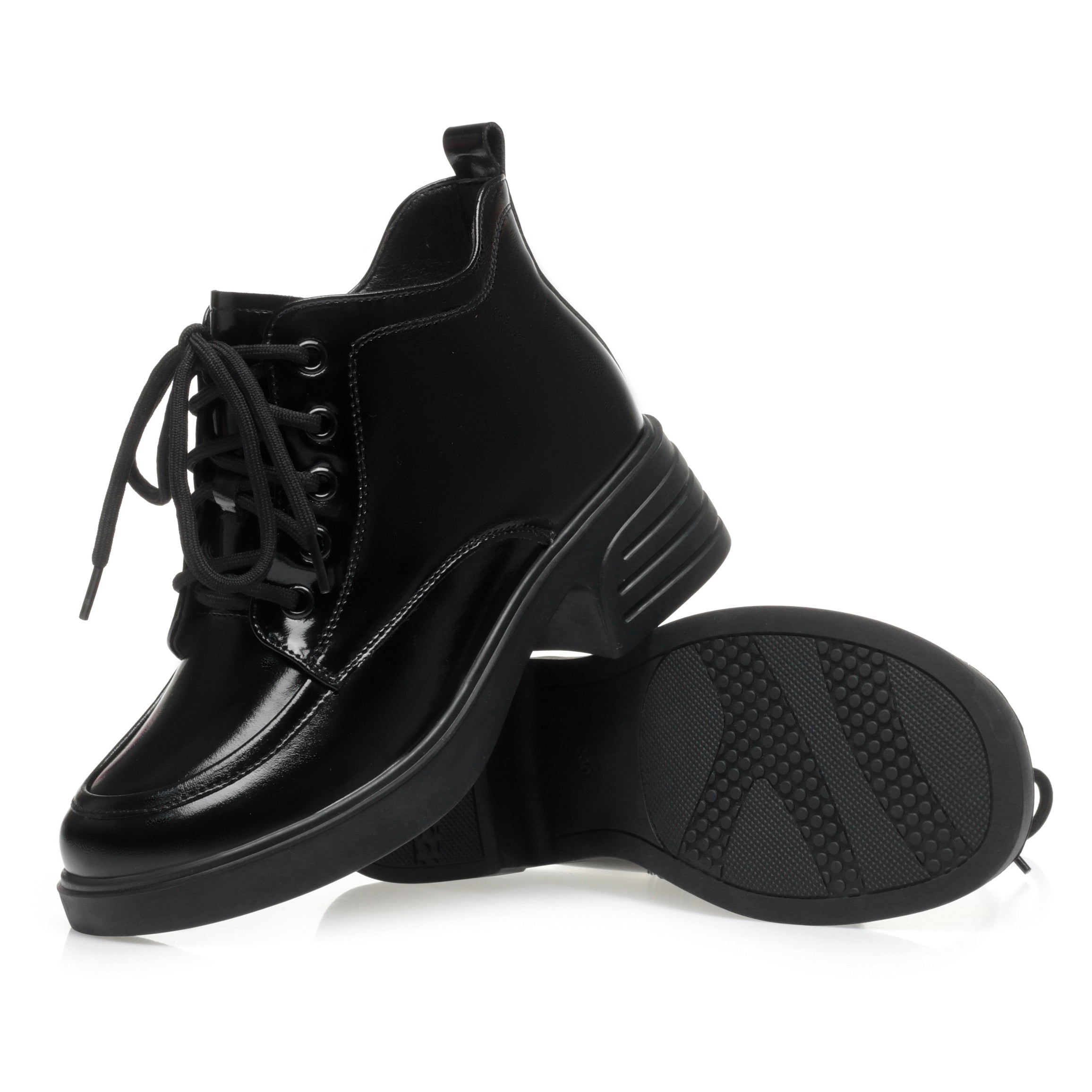 CUSHHIDE Women's Classic Fleece-Lined Ankle Boots, 1.8-Inch Heel