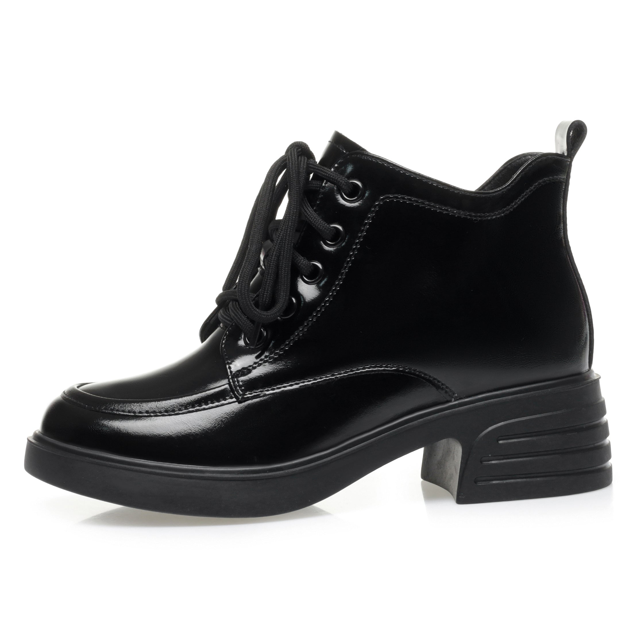CUSHHIDE Women's Classic Fleece-Lined Ankle Boots, 1.8-Inch Heel