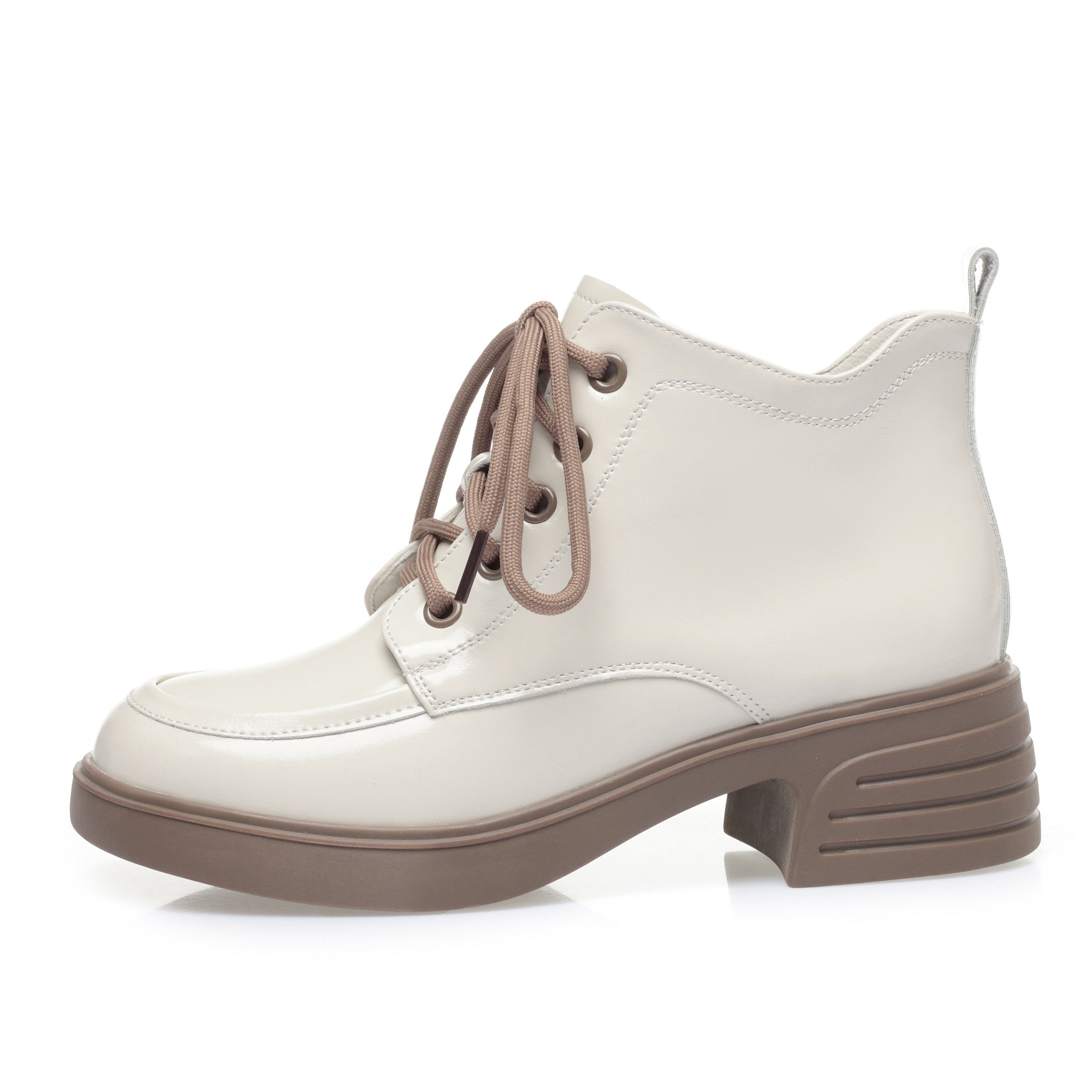 CUSHHIDE Women's Classic Fleece-Lined Ankle Boots, 1.8-Inch Heel