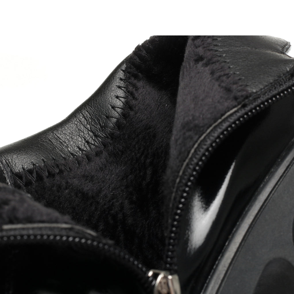 CUSHHIDE Women's Classic Fleece-Lined Ankle Boots, 1.8-Inch Heel