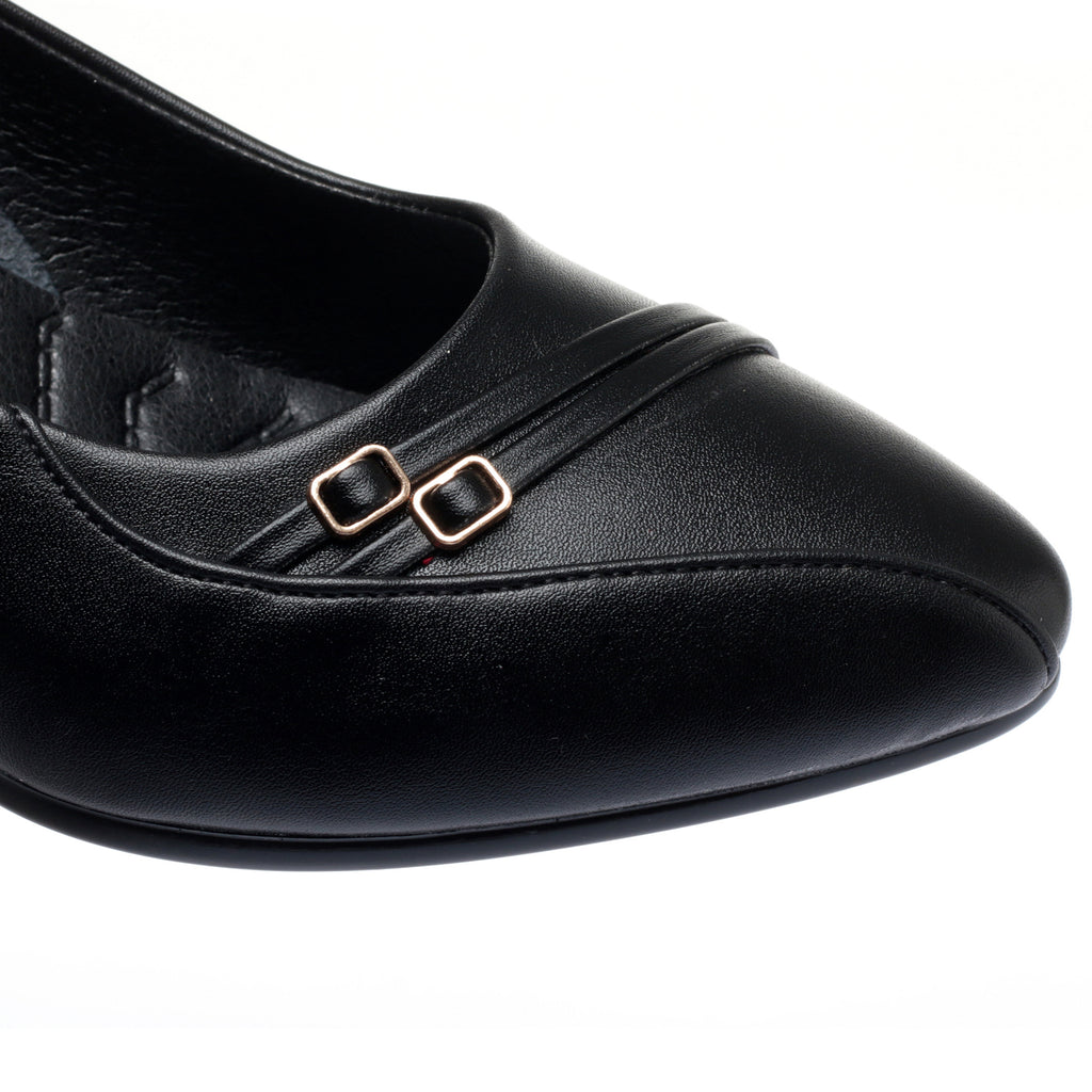 CUSHHIDE Women's Metal Accent Dress Heels