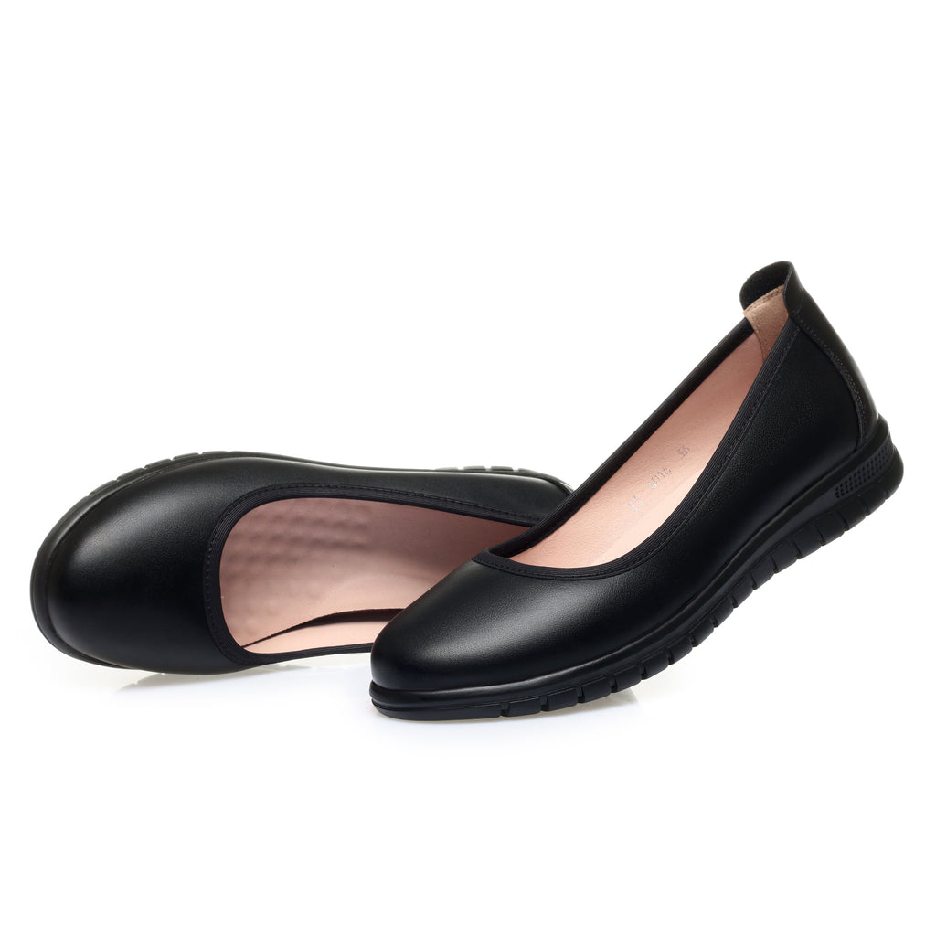 CUSHHIDE Women's Classic Flats, 1-Inch Heel