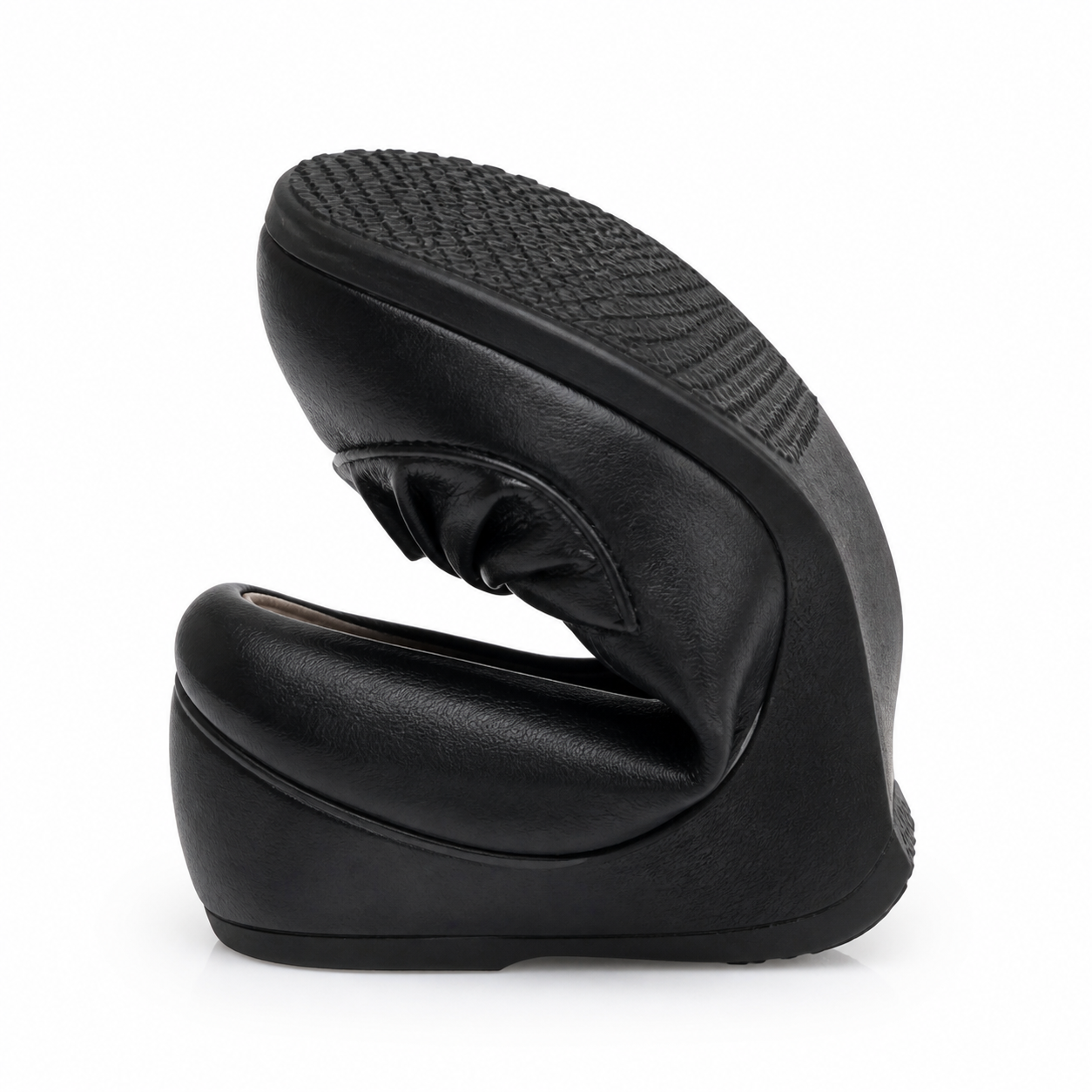 CUSHHIDE Women's Bow Wedge Shoes