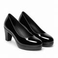 CUSHHIDE Women's Patent-Look Dress Heels