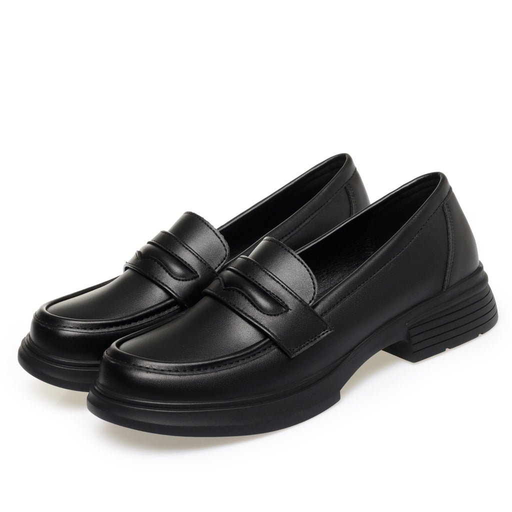 CUSHHIDE Women's Classic Loafers, 1.2-Inch Heel